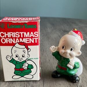 Vintage Warner Bros. Looney Tunes Elmer Fudd Ornament 1977